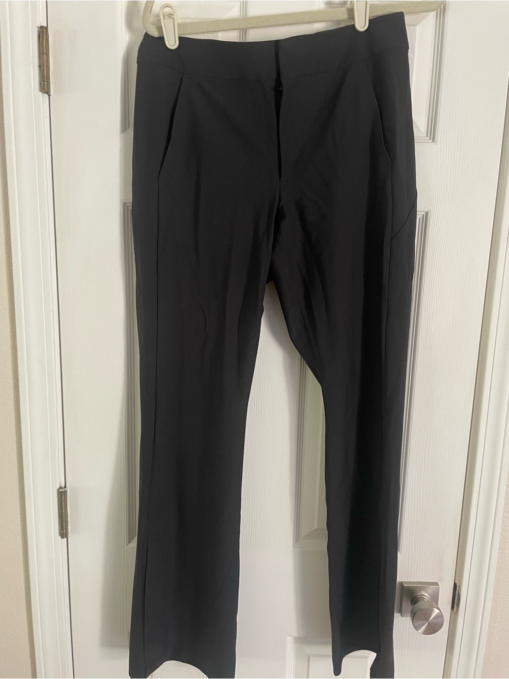 Athleta Black Women's Trousers - Straight Leg Performance Pants